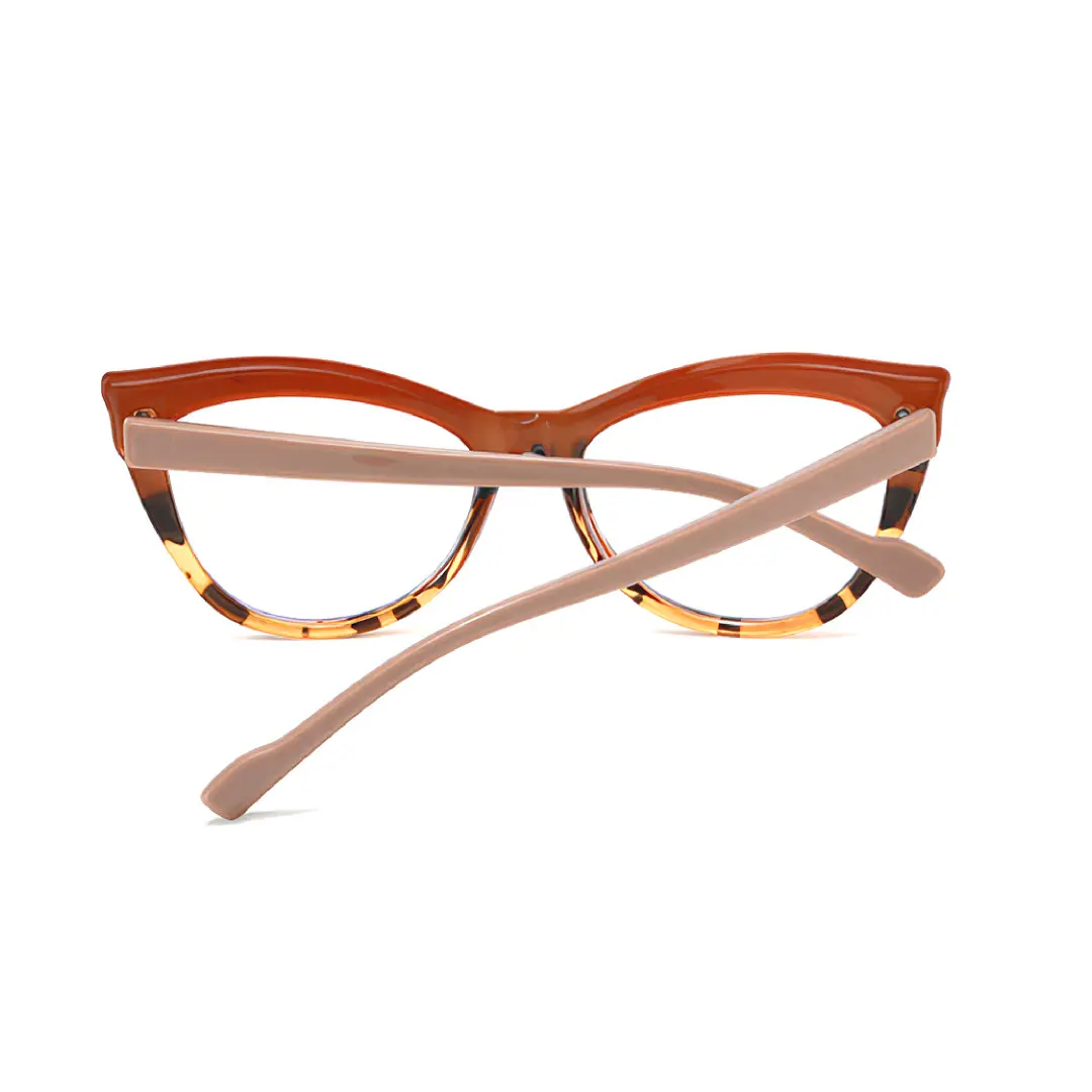 Front folded view of matias square tr90 eyeglasses sr0102403 in tortoise
